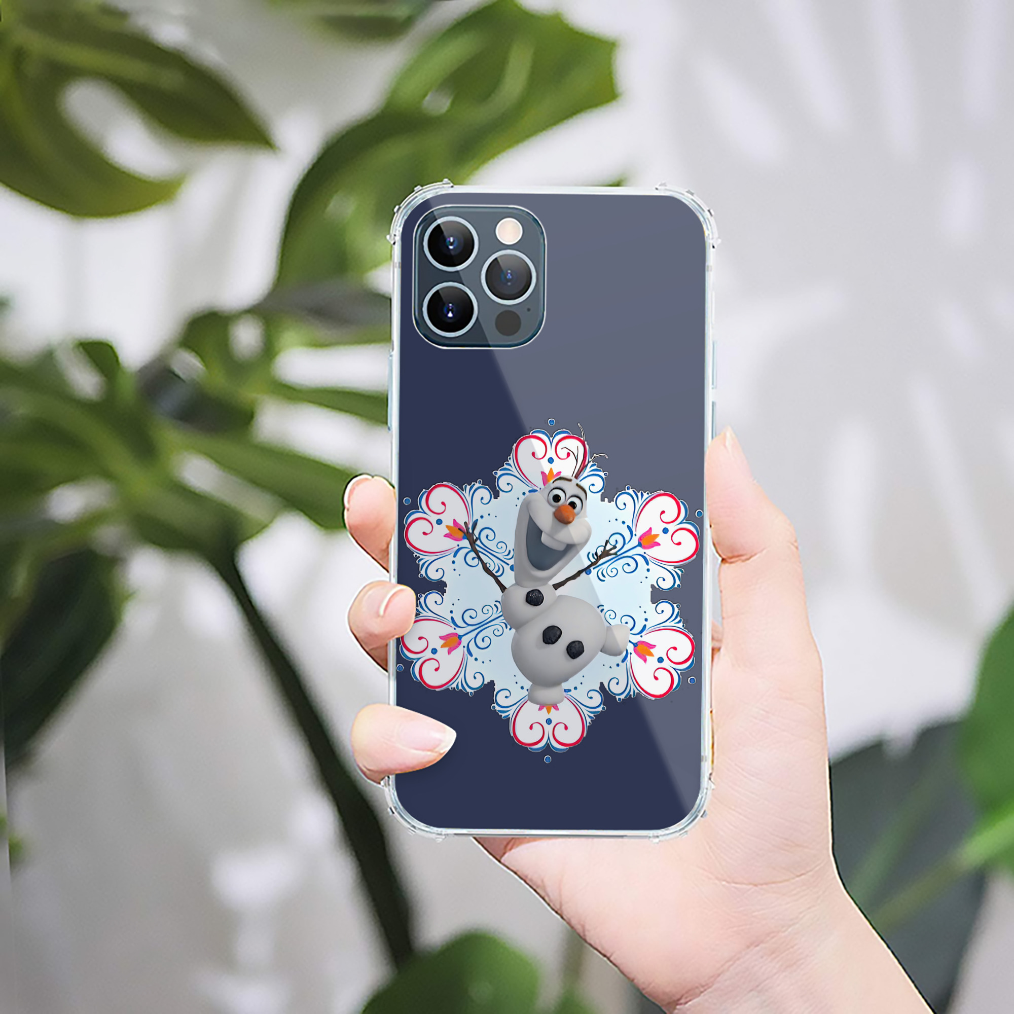 （画像用） アナと雪の女王 アンナ エルサ Frozen Anna Elsa 【iPhone 12シリーズ対応】透明スマホケース（クリアソフトケース）
